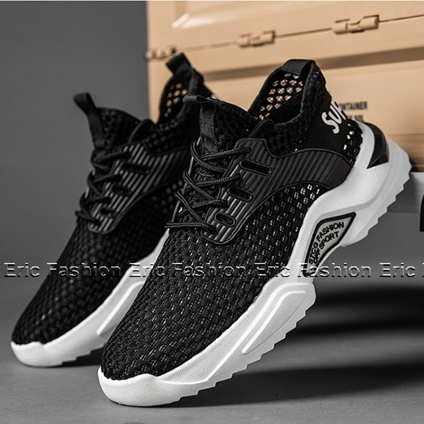 Giày thể thao nam thoáng khí Eric Fashion, giày sneaker nam đi mưa mùa hè GTK2288