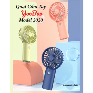 Quạt Yoobao Model 2020 Pin 3000mAh Chính Hãng
