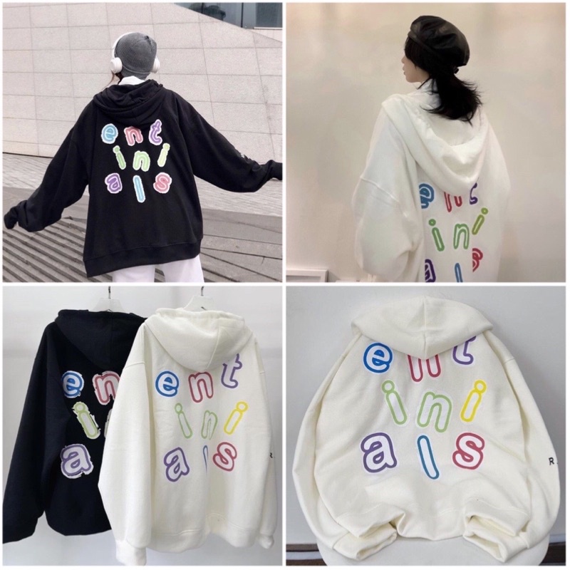 Áo Khoác Nỉ ❤️Áo Hoodie Dây Kéo SENTI Ulzzang Form Rộng Unisex Lót Bông Hot Hit