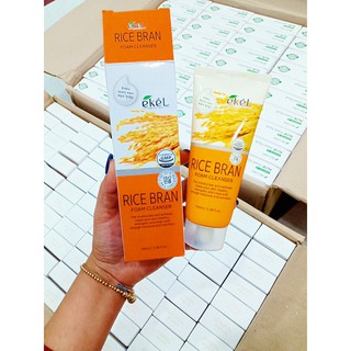 [CHÍNH HÃNG 100%] SỮA RỬA MẶT CHIẾT XUẤT GẠO EKEL RICE BRAN FOAM CLEANSER 100ML