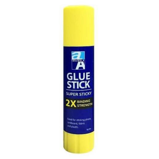 Hồ khô Double A Siêu Dính, keo dán giấy chai 8g/ 21g - 1 chai