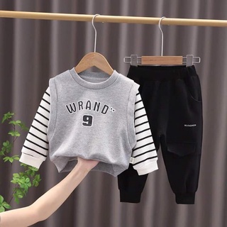 Bộ nỉ công tử bé trai cao cấp