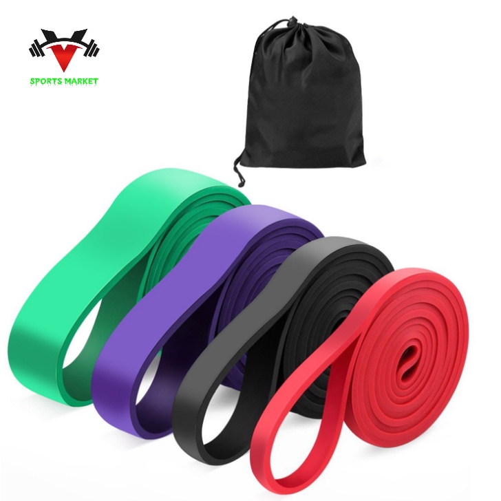 Dây Đàn Hồi tập Gym, Yoga ,Dây Kháng Lực Power Band, Hỗ Trợ Luyện Tập Thể Thao Đa Năng.