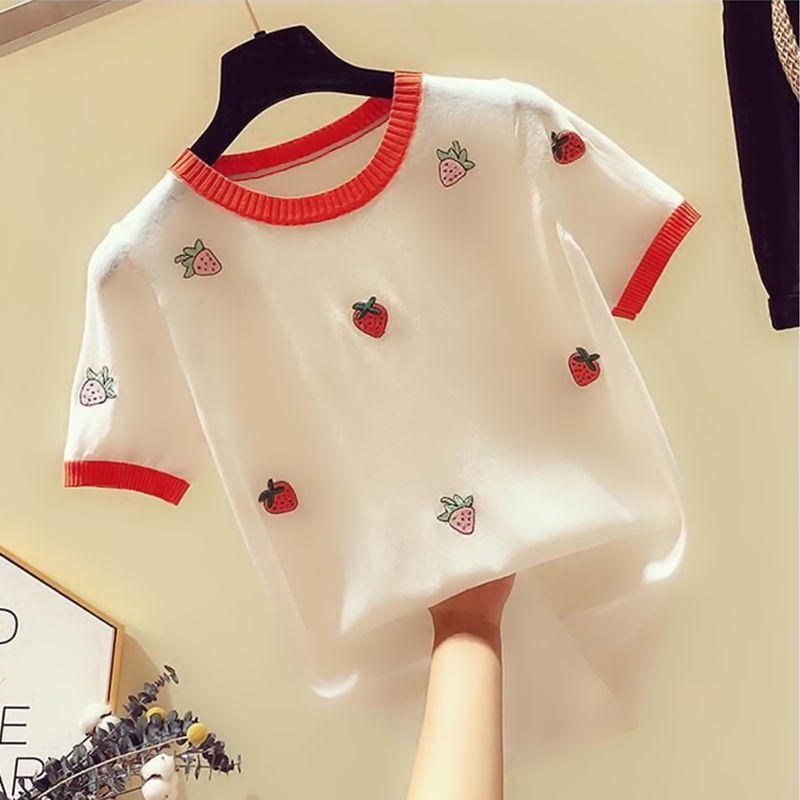 Áo Thun Cotton Trơn Tay Ngắn Phong Cách Mới 2022