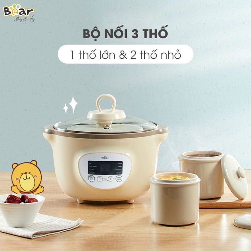 Nồi nấu cháo- ninh hầm cách thuỷ 1.6L