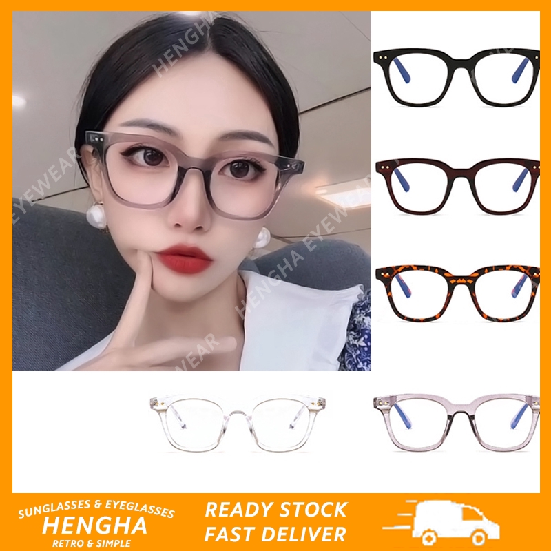 Mắt Kính Chống Bức Xạ Phong Cách Hàn Quốc Cho Nữ