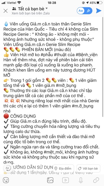 [SỈ TẬN GỐC]Viên Uống Giảm Cân Siêu Tốc SLIM HÀN QUỐC