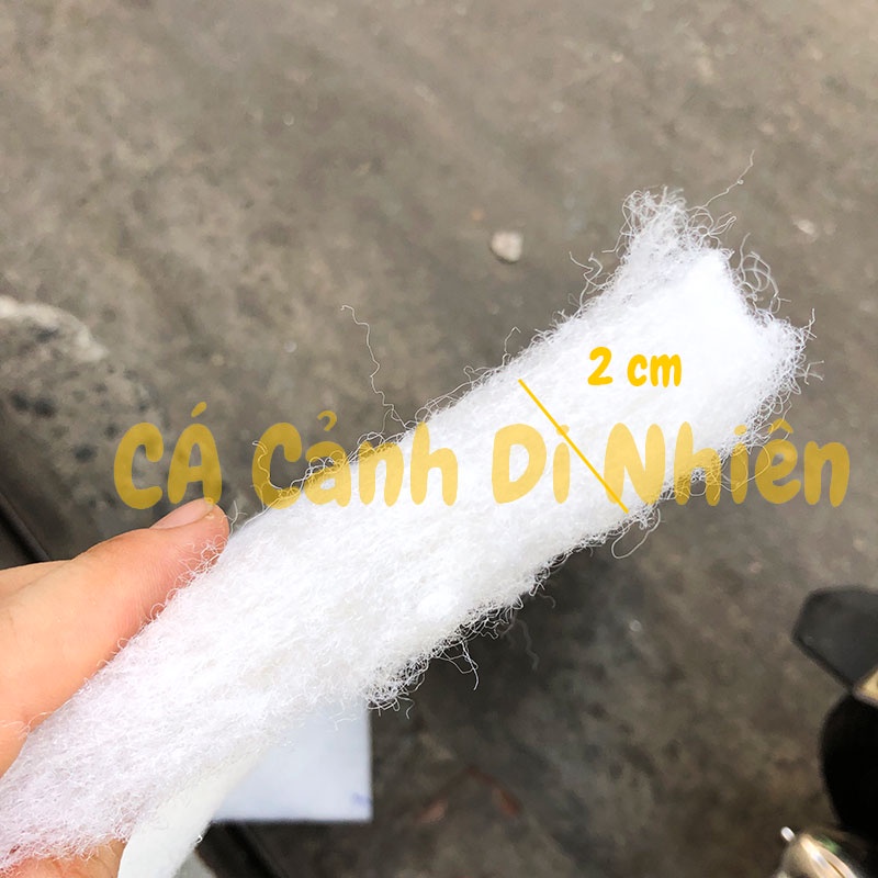 Nửa kg bông gòn lọc nước cho hồ cá - Bông lọc nước bể cá 500 gram