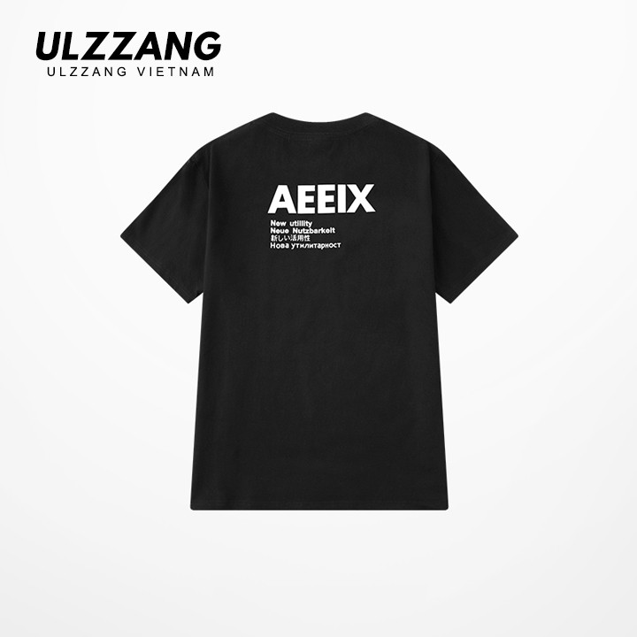 Áo thun tay lỡ ULZZANG cotton dáng unisex form rộng in hình AEEIX | BigBuy360 - bigbuy360.vn