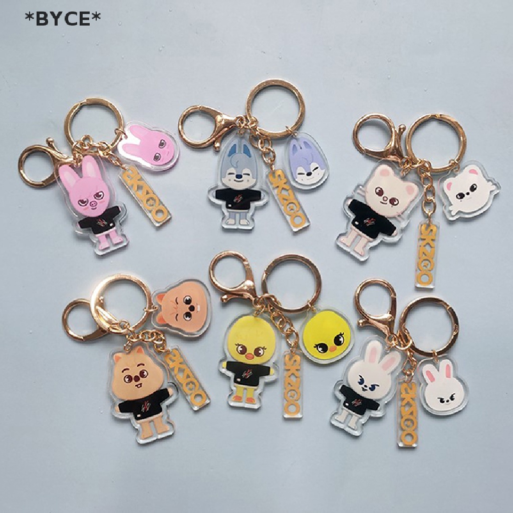 [BYCE] Móc Khóa Hoạt Hình Stray Kids SKZOO Bằng Acrylic Chất Lượng Cao [Hot]