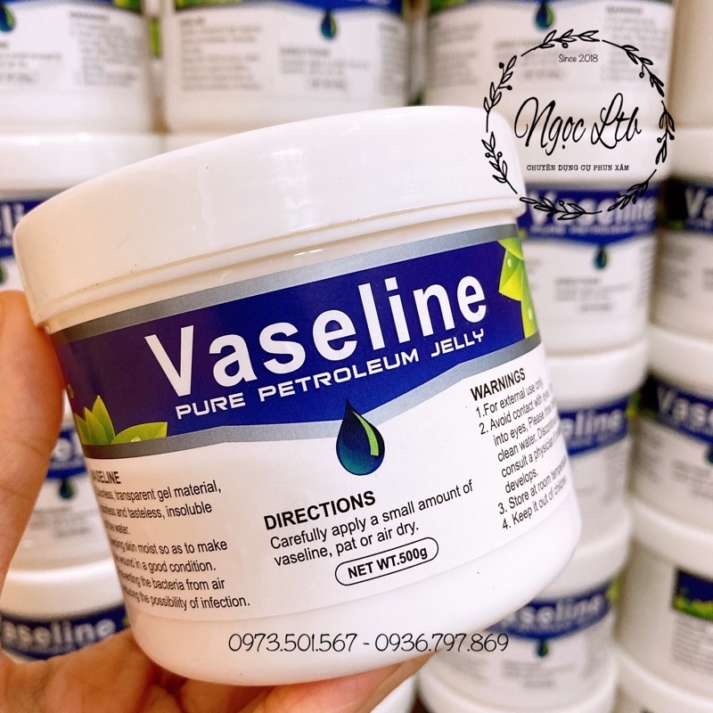 Dưỡng Vaseline Pure Petroleum Jelly 500g
