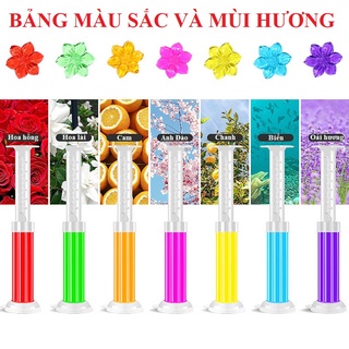 Gel khử mùi bồn cầu hình hoa (hàng chất lượng), chất tẩy bồn cầu, khử mùi toilet hương cam,lavender,chanh,hoa hồng