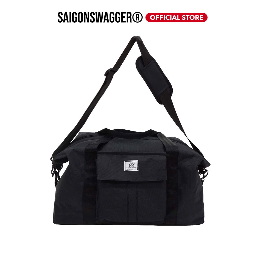 Túi Du Lịch Nam Nữ SAIGON SWAGGER® SGS Black Duffle Bag