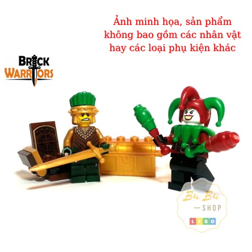 BrickWarriors - Phụ kiện cho nhân vật chú hề