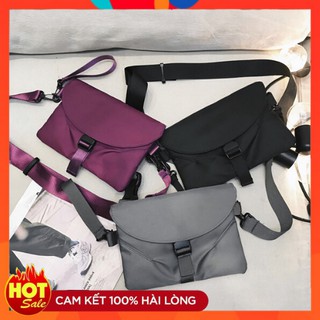 Túi Đeo Chéo Mini ✅CHỐNG NƯỚC✅ Túi Nam Nữ Đeo Chéo Vải Dù Cao Cấp 3 Ngăn