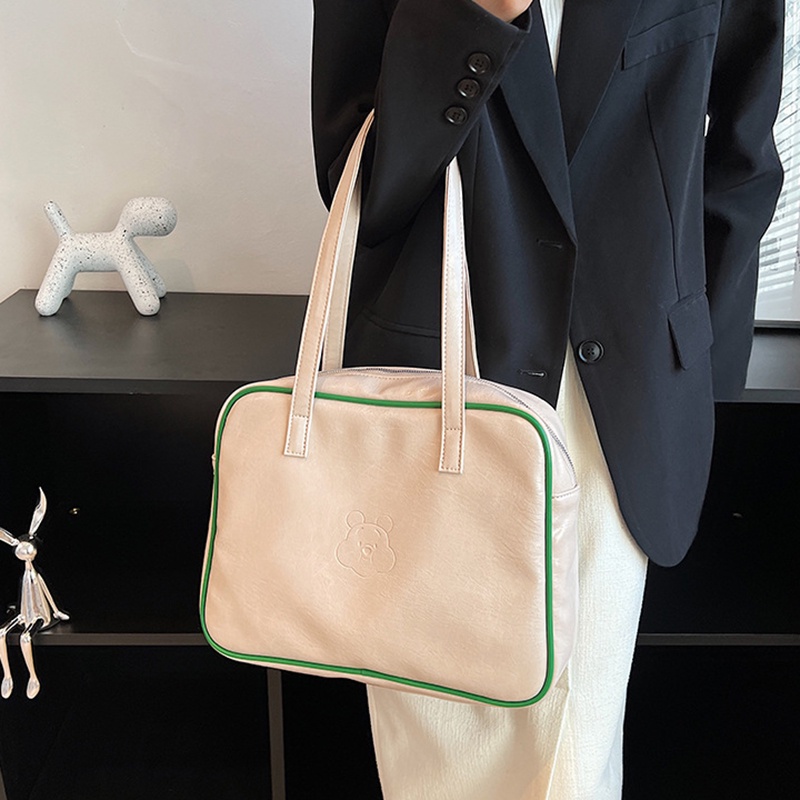 Túi đeo vai IELGY cỡ lớn phong cách retro thời trang cho nữ