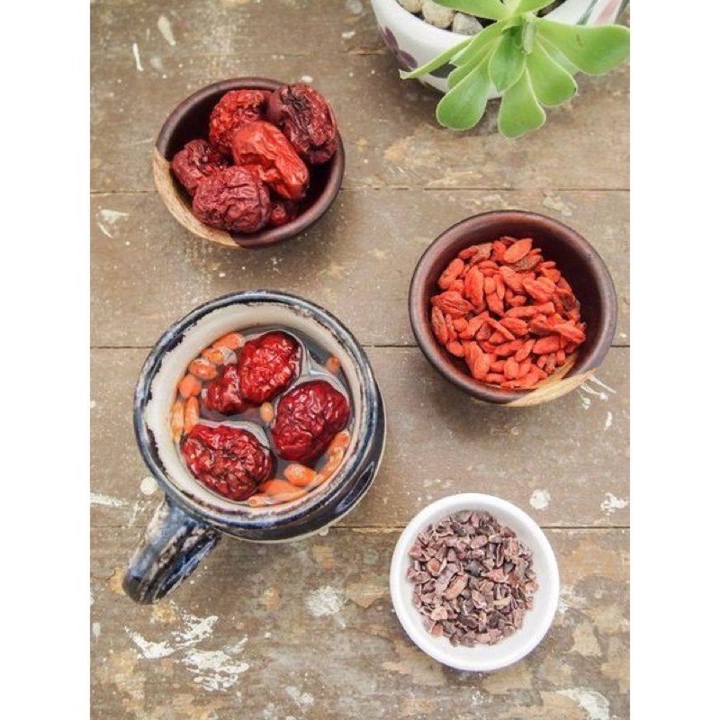 TÁO ĐỎ SẤY KHÔ CHUẨN HÀN MẪU MỚI GÓI 500GR