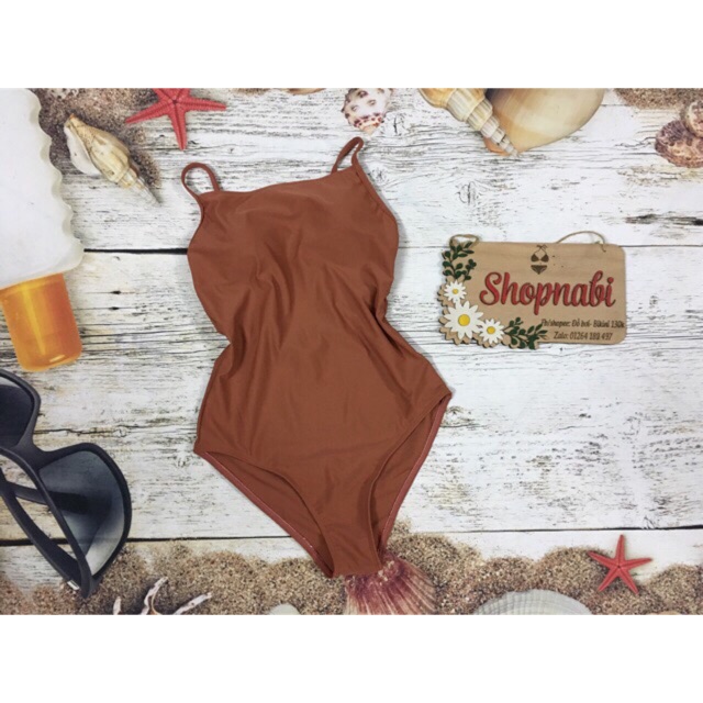 Bikini 1 mảnh đơn giản tôn dáng
