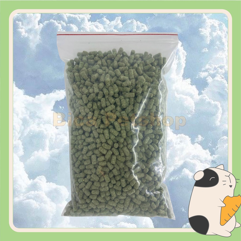 Cỏ nén xanh cho thỏ, chuột lang, chinchilla, sóc bắc mỹ