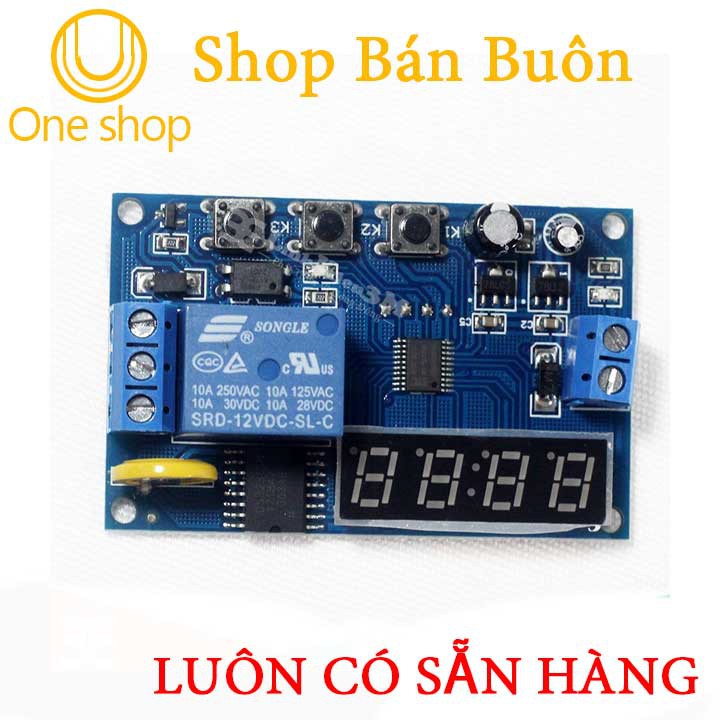 Module Tạo Trễ - Chuyển Mạch Điều Khiển Relay 12V DS3231