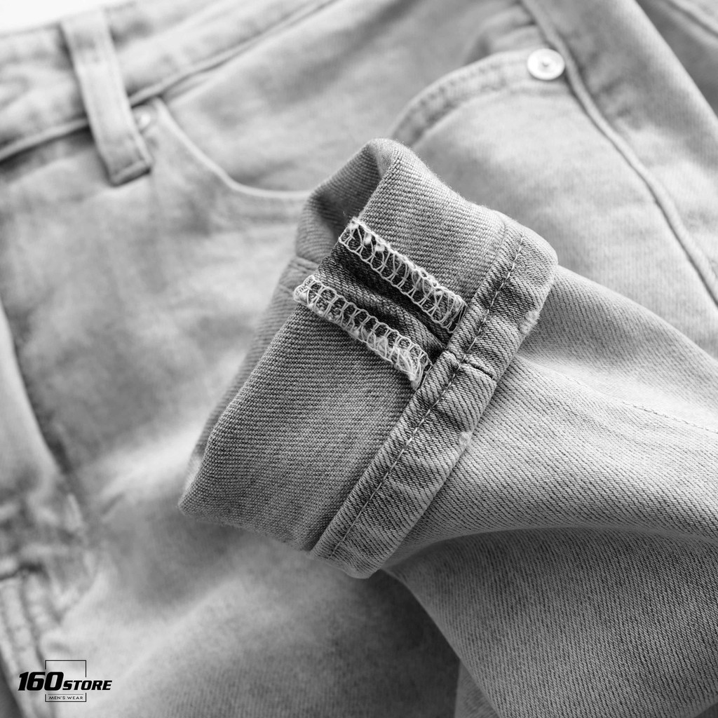 Quần jeans NOMOUS ESSENTIALS light grey super skinny QJNO0030 - 160STORE
