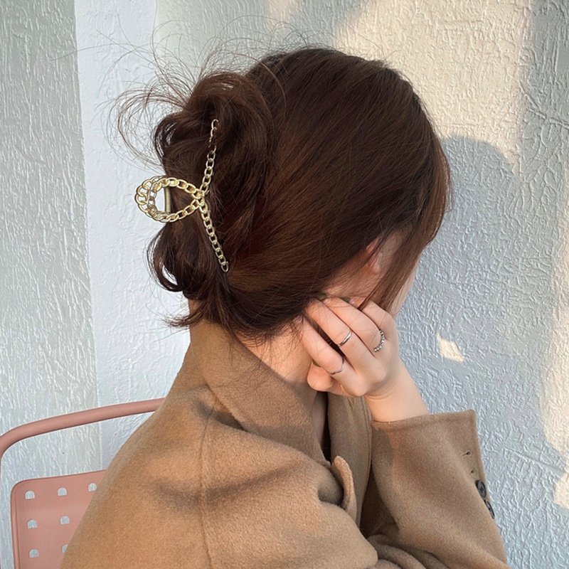 Kẹp Tóc Kim Loại Thời Trang Hàn Quốc Thanh Lịch Cho Nữ timetunnel