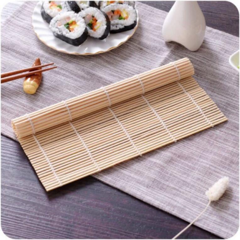 Tre tự nhiên- Mành tre cuộn kimpac size 30*40cm -Mây tre đan việt