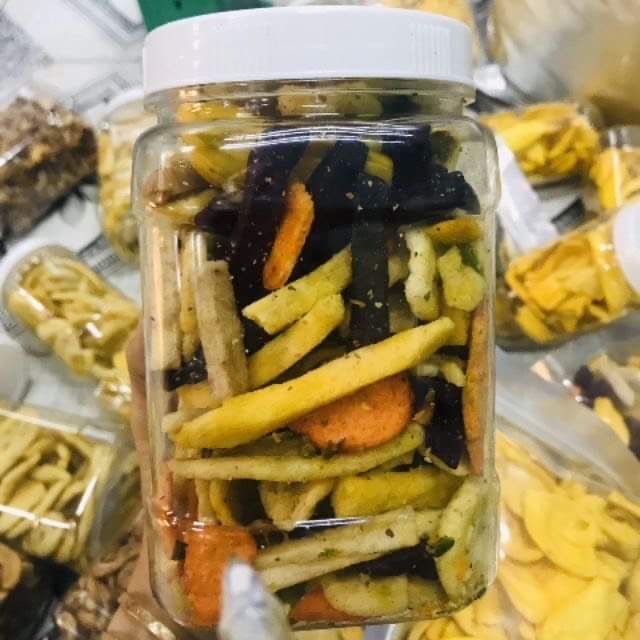 Com bo rau củ sấy khách đặt