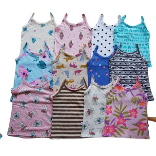 Áo dây bé gái đủ size (combo 5 cái) - áo 2 dây bé gái Q10