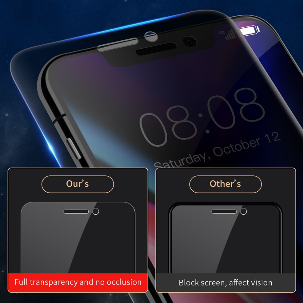Kính Cường Lực chống nhìn trộm iPhone 6 6S 8 Plus X Xr Xs 12 11 Pro Max