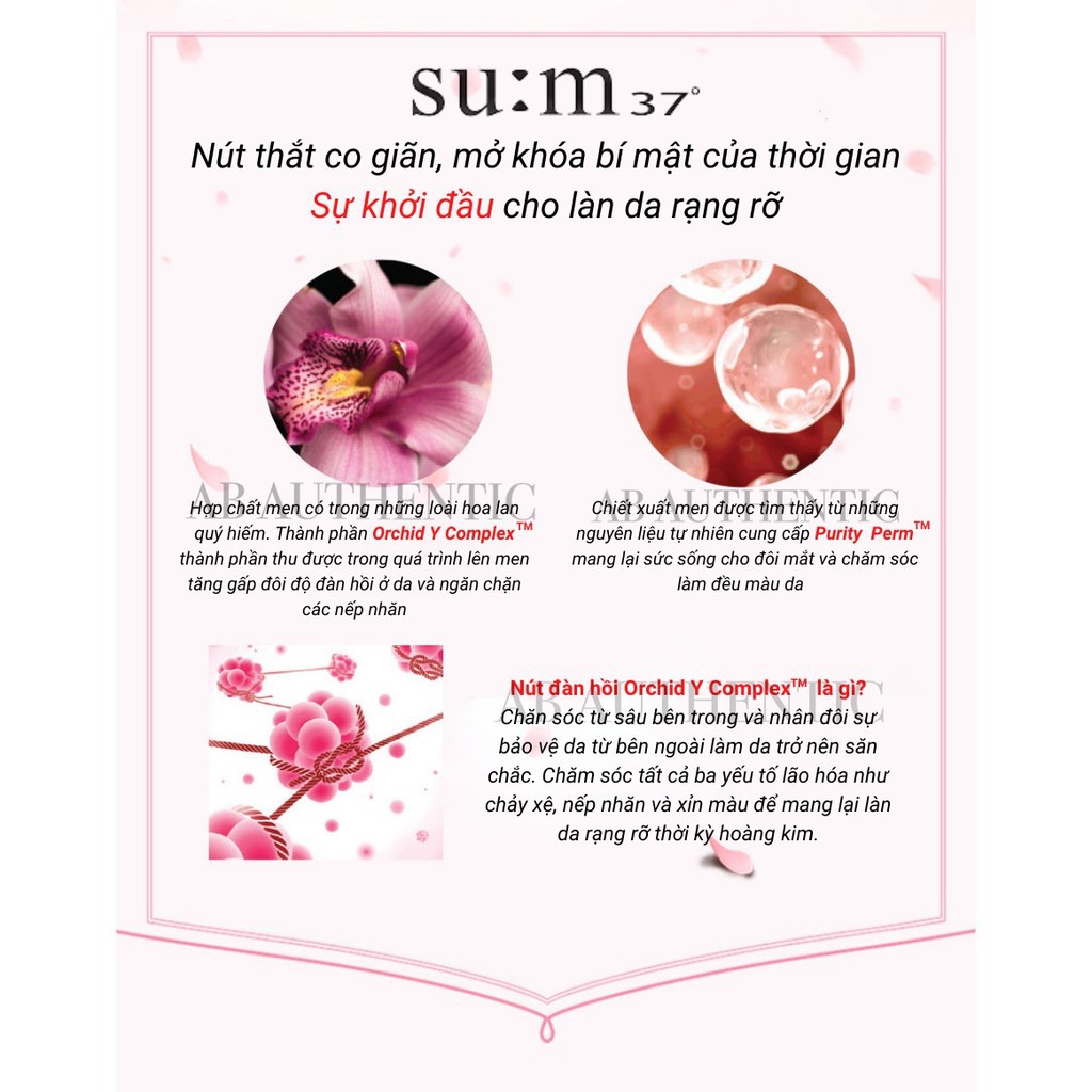 Sữa dưỡng chống lão hóa Sum đỏ fleur regenerative emulsion 5ml