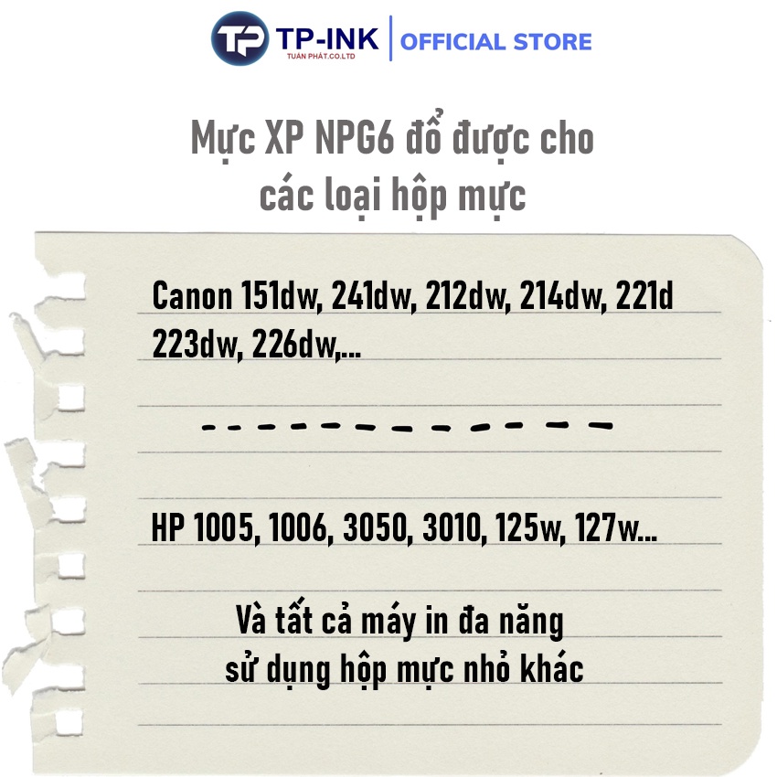 Mực đổ máy in mã NPG6 dùng cho máy in HP, canon trọng lượng 80gram