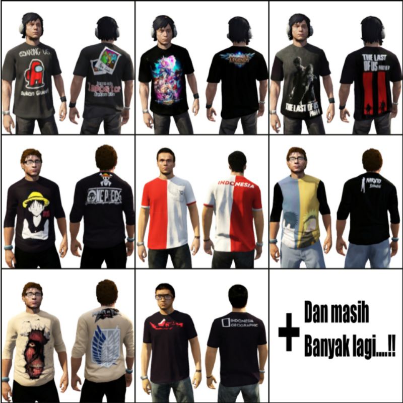 Mô hình nhân vật hoạt hình Indonesian GTA V 5 Mods V3 PS3