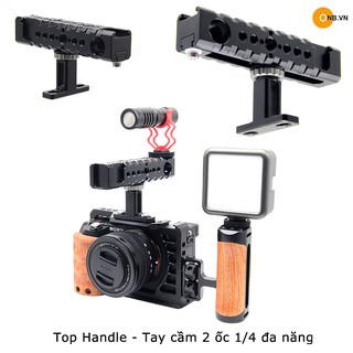 Top Handle - Tay cầm quay phim 2 ốc 1/4 cho khung Smallir, Uuirg