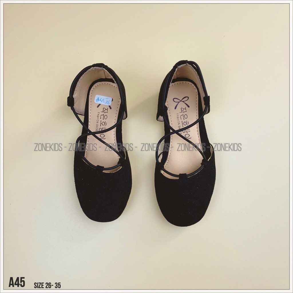 Giày búp bê dây quai chéo cho bé gái Zonekids - A45