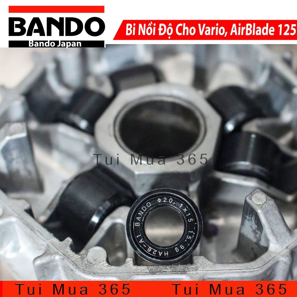 Bộ Bi Nồi Bando Độ cho Vario, AirBlae125, PCX, Click, Lead125 12,2g, 14g, 16g, 18g