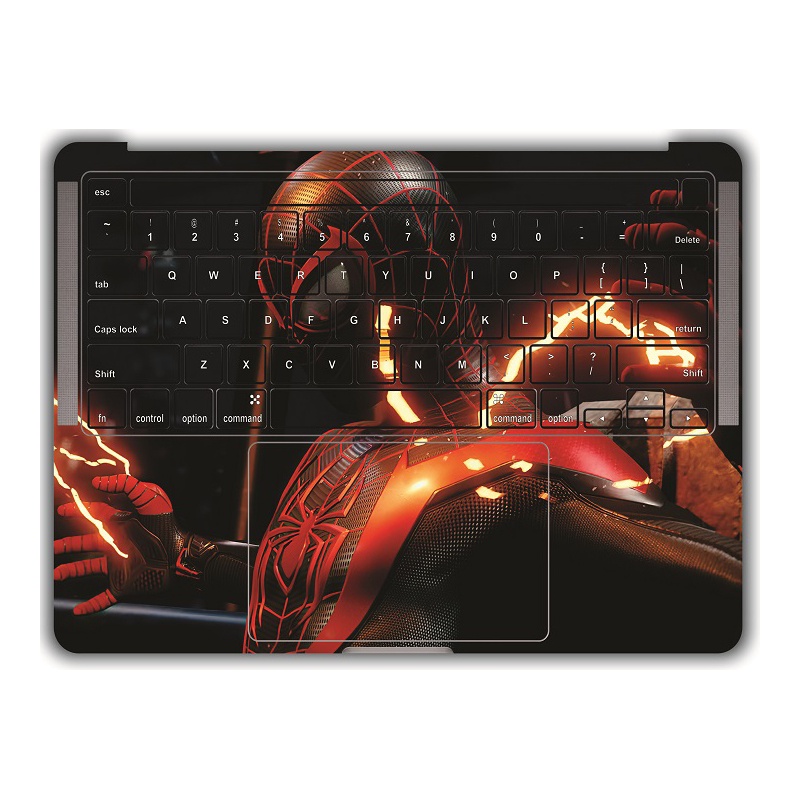 Miếng Dán Laptop - Mẫu Spider man in nổi 3D cao cấp - Có mẫu dán cho tất cả các dòng máy Laptop...