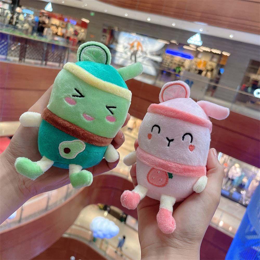 Móc Khóa Hình Ly Trà Sữa / Búp Bê Hoạt Hình Dễ Thương