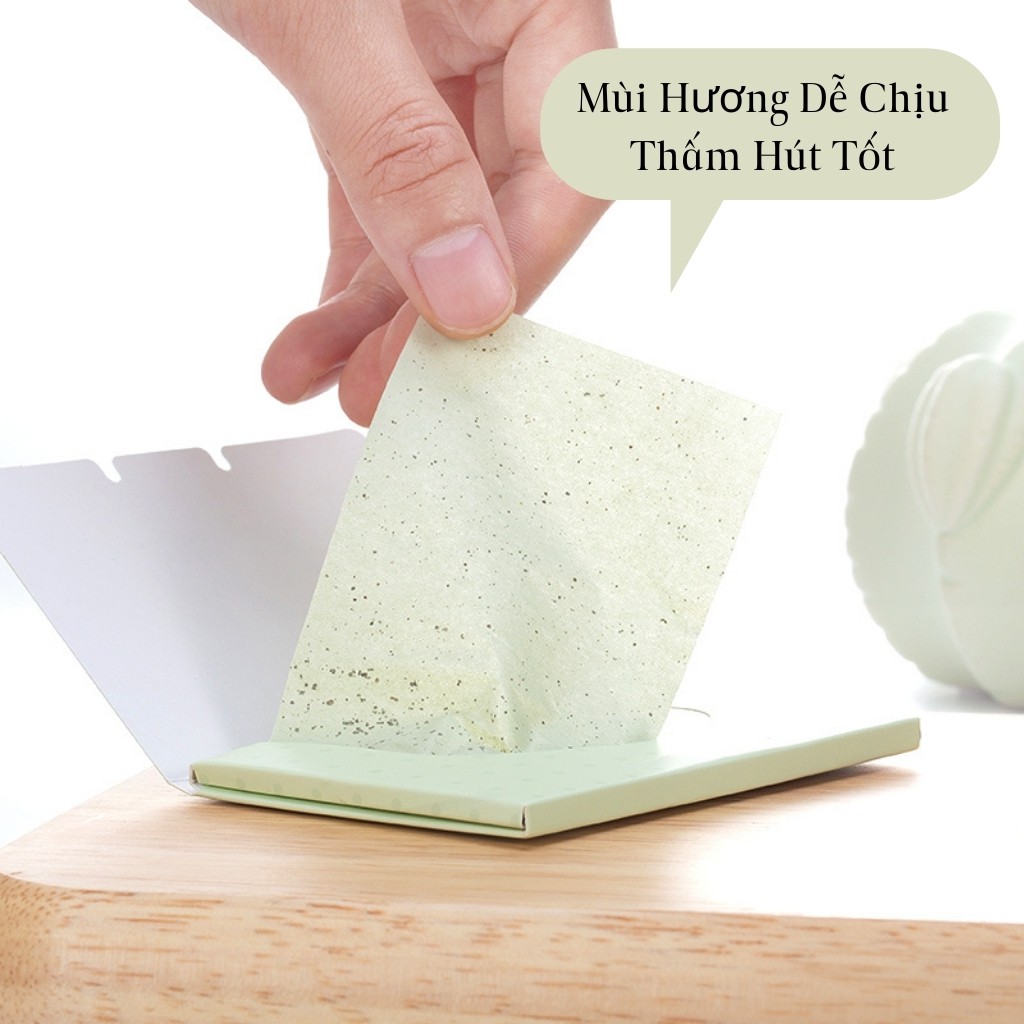 Giấy Thấm Dầu MAYCREATE Hộp 100 Miếng