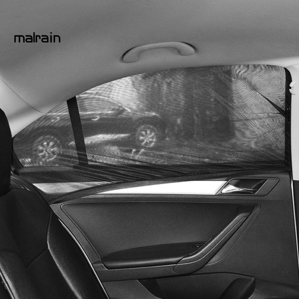 Set 2 lưới chống muỗi gắn cửa xe ô tô thiết kế tiện dụng