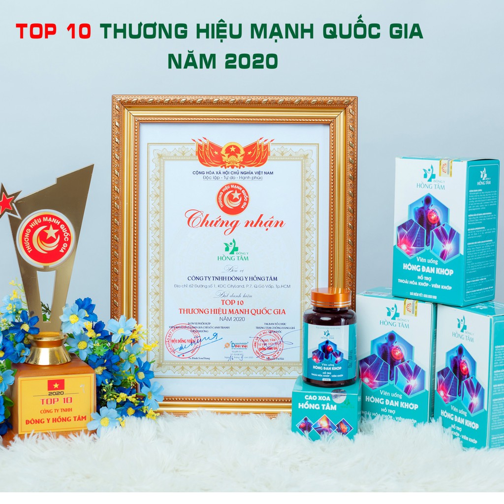 Viên Uống Thảo Dược Hồng Đan Khớp, giảm các triệu chứng đau mỏi vai gáy, đau lưng, đau nhức xương khớp (HỘP 100gram)