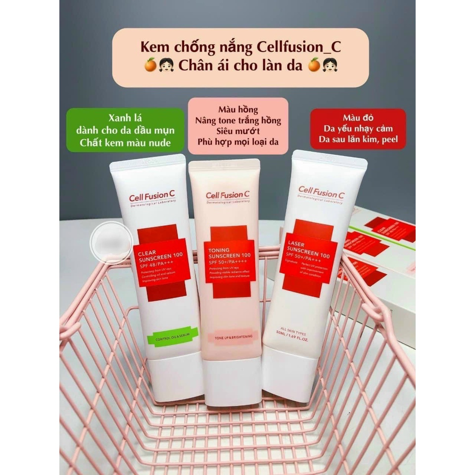 Kem Chống Nắng Cell Fusion C  50ml