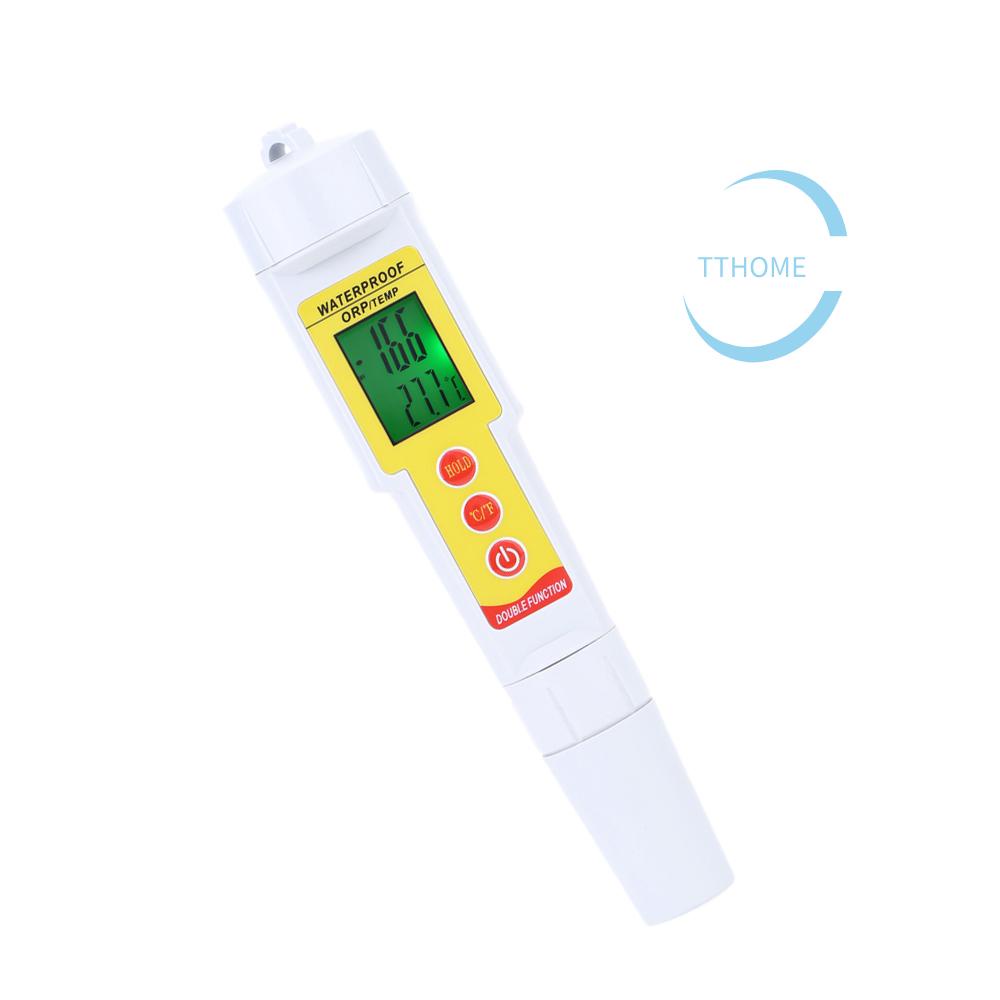 Giá thấp nhất♦ Máy Đo Nhiệt Độ ORP / Nhiệt Độ Có Màn Hình Hiển Thị Có Thể Mang Đi Tiện Dụng