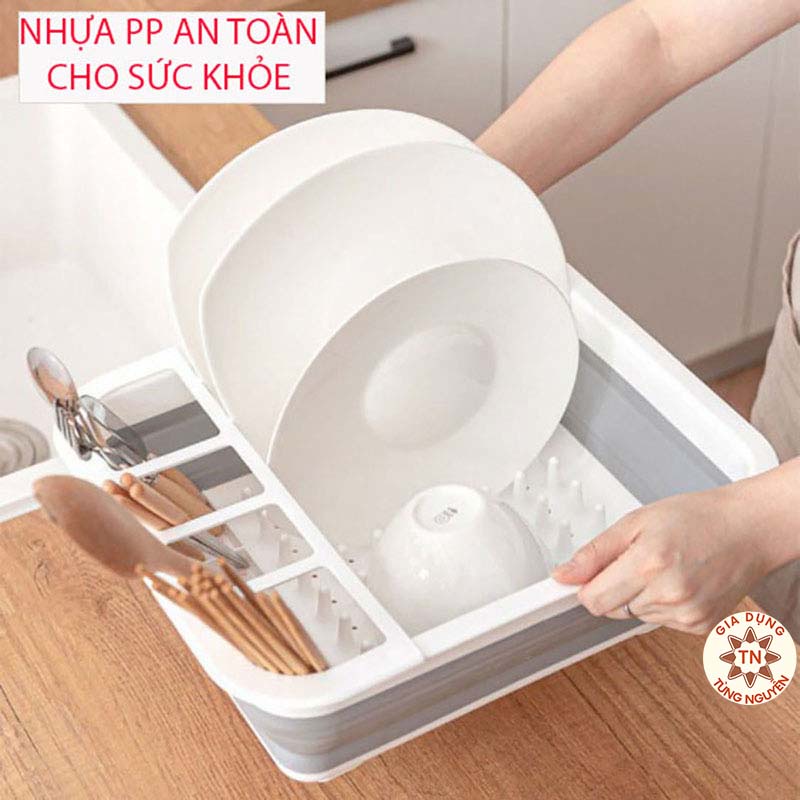 CHẬU ÚP BÁT GẤP GỌN ĐA NĂNG THÔNG MINH 2 Trong 1 [CHẬU ÚP]