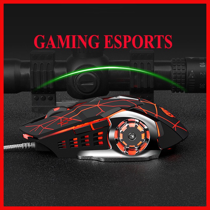 chuột Esports LED độc đáo, Thiết kế đẹp mắt tựa như Siêu Phẩm, chuột Gaming | BigBuy360 - bigbuy360.vn