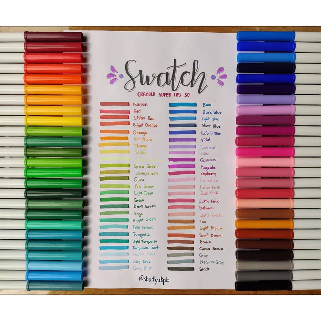 Bút lẻ Crayola Supertips 50 mua tại CANADA