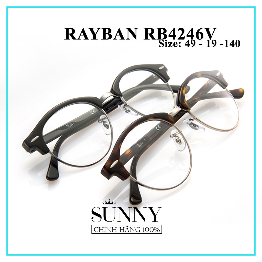 Gọng kính Rayban RB4246V 2372 - - sp chính hãng có tem thẻ bảo hành toàn quốc, thiết kế dễ đeo bảo vệ mắt