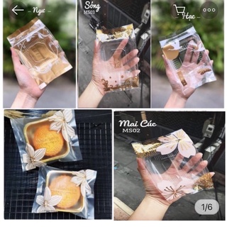 10 bộ khay túi đựng bánh trung thu 100g,150g