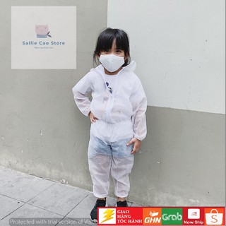 [Siêu Tốc] - [Giao hàng sân bay 24h] - Set Đồ Bảo Hộ Trẻ Em Y Tế Phòng Chống Dịch (kháng khuẩn)