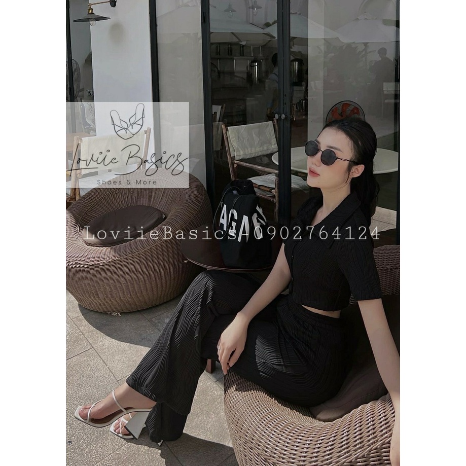 GUỐC NỮ LOVIIE BASICS - DÉP CAO GÓT QUAI NGANG DÂY MẢNH - D220308